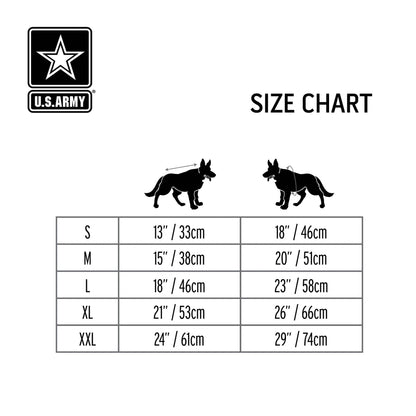 US Army Packable Dog Raincoat - Black - Daily Pet Supplies